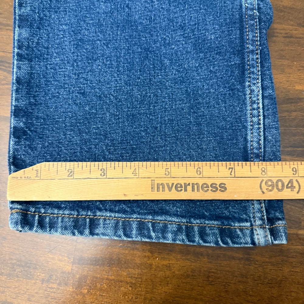 Wrangler Retro Slim Straight Jeans Mens 40x34 Blue Denim 112325734 Stretch - Picture 8 of 11